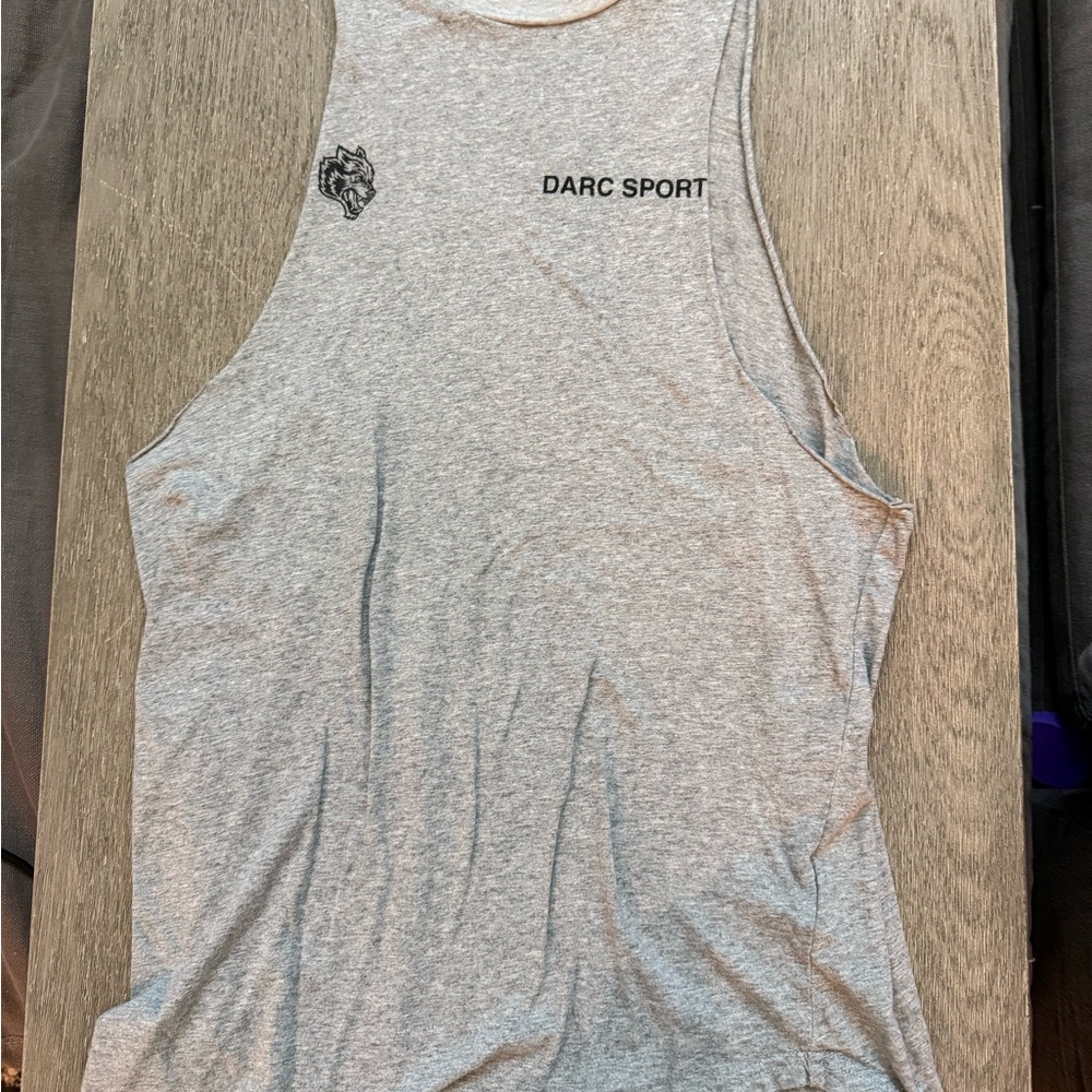 Darc Sport Heather Gray Sleeveless Top